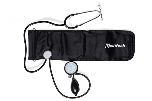 Meditech Механический тонометр МТ-25 Palm со встроенным стетоскопом, объединённым нагнетателем и манометром