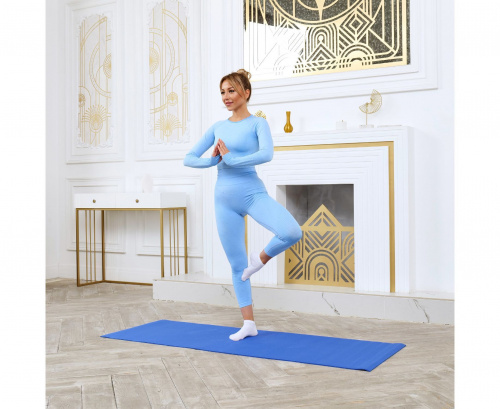 Коврик для фитнеса и йоги DFC Yoga 173x61x0,6 см фото 5