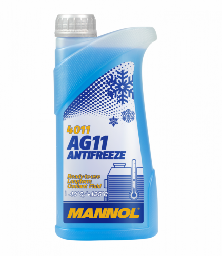 Антифриз MANNOL Antifreeze AG11 (-40 °C) Longterm 4011 - 1 л