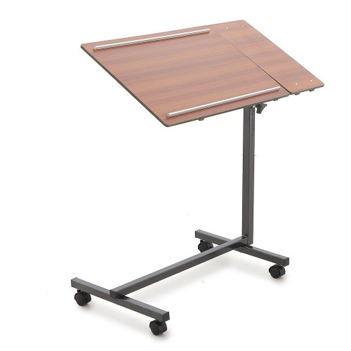 Прикроватный столик Мед-Мос ПС-002 (столешница из HPL пластика) коричневый фото 4