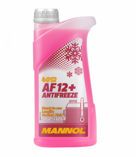 Антифриз MANNOL Antifreeze AF12+ (-40 °C) Longlife 4012 - 1 л