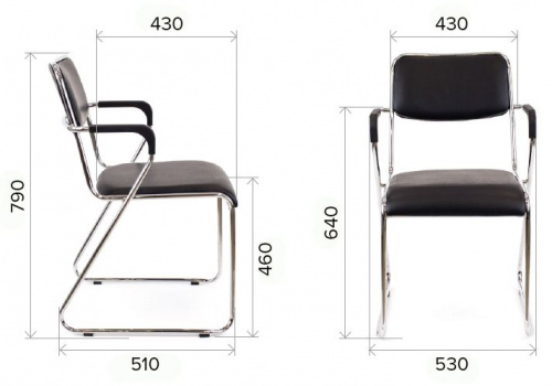 Офисное кресло Everprof Fix Plus Chrome, Цвет: серый фото 2