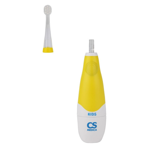 Электрическая звуковая зубная щетка CS Medica SonicPulsar CS-561 Kids (желтая) фото 11
