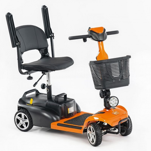 Кресло-коляска с электроприводом MET Explorer MT-14 оранжевый (17438)