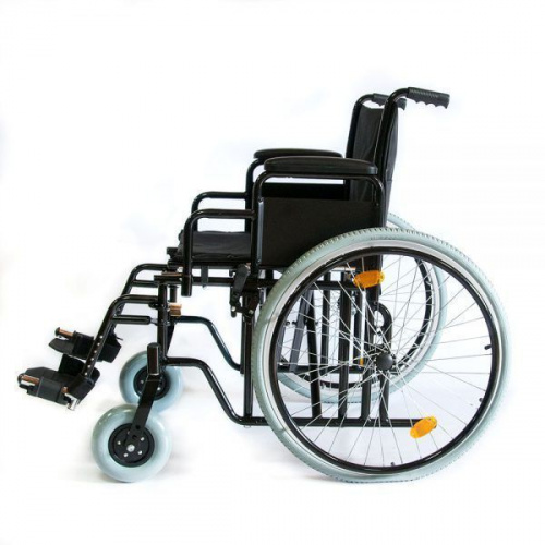 Кресло-коляска механическая 711AE (51см) (ткань) колеса пневмо фото 4