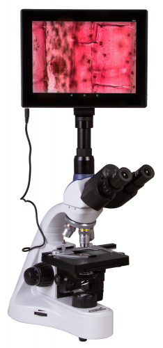Микроскоп цифровой Levenhuk MED D10T LCD, тринокулярный фото 17