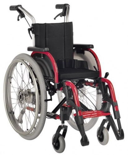 Кресло-коляска Отто Бокк "Старт Юниор" (ширина сиденья 35,5 см, красный)
