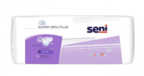 Подгузники для взрослых SUPER SENI PLUS Small по 30 шт. (SE-094-SM30-A02)