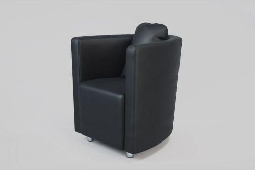 Кресло для ожидания Manzano Rumba (чёрный) фото 2