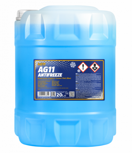 Антифриз MANNOL Antifreeze AG11 (-40 °C) Longterm 4011 - 20 л