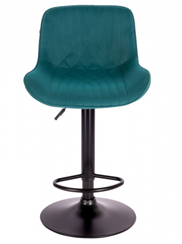 Барный стул Everprof Grace Black Ткань Темно-зеленый фото 5