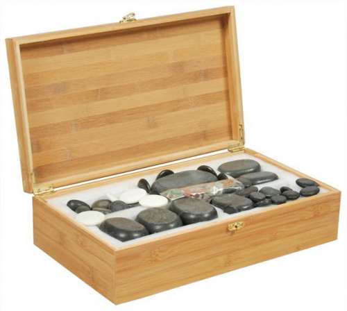 Набор базальтовых камней в коробке Мед-Мос НК-3Б 60 шт.