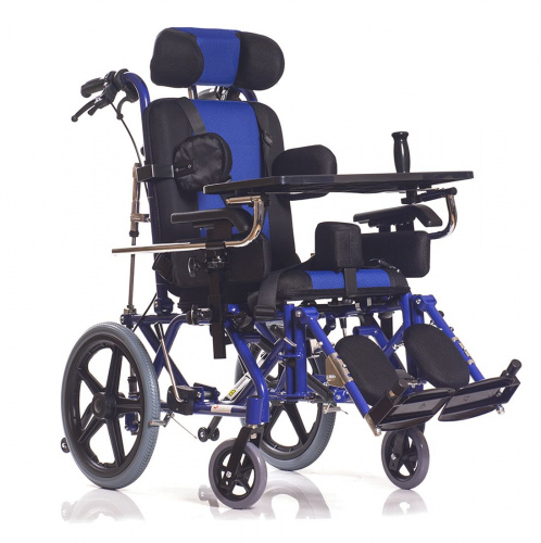 Кресло-коляска для детей с ДЦП Ortonica Olvia 20 14" PU (35 см), с капюшоном