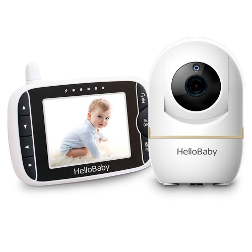 Видеоняня HelloBaby HB65 (поворотная камера, большой экран)
