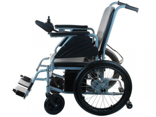 Кресло-коляска электрич.Титан LY-EB103-119 (шир.сид. 42см) с санитарным оснащ. фото 9