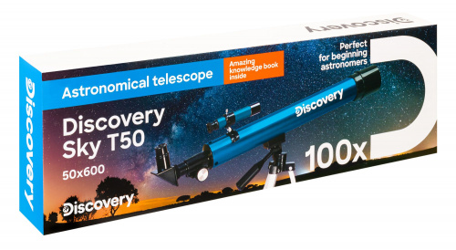 Телескоп Levenhuk Discovery Sky T50 с книгой фото 12