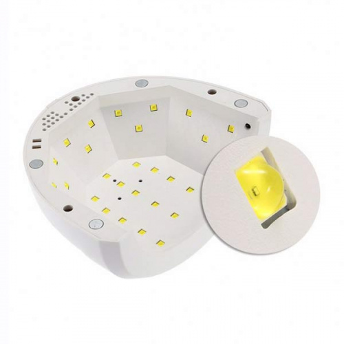 Гибридная лампа для сушки ногтей УФ LED SUNUV SunOne 48W фото 5