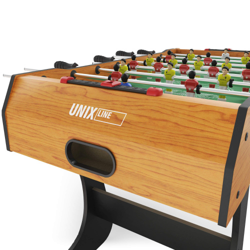 Игровой стол складной UNIX Line Футбол - Кикер (122х61 cм) Wood GTSFU122X61WD фото 9
