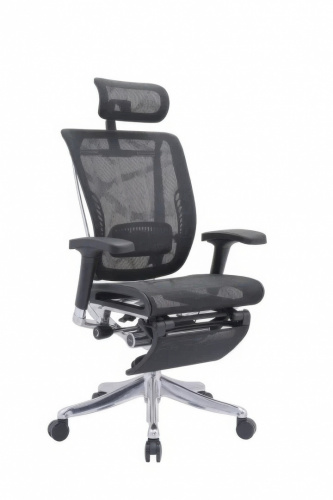 Кресло Expert Spring RSPM 01 (сетка черная/каркас черн с подножкой)