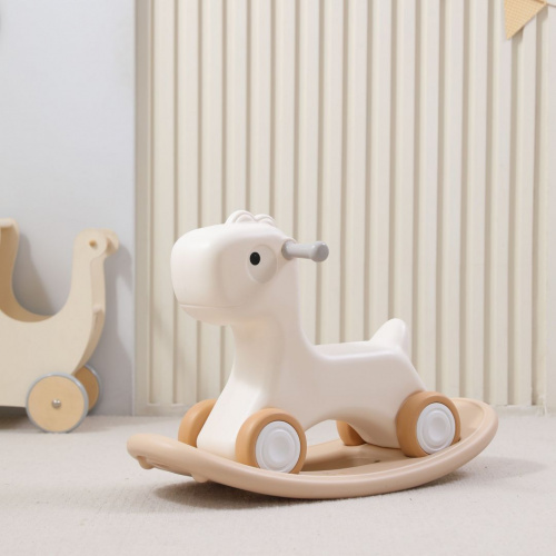 Лошадка-качалка-беговел для детей UNIX Kids Camel, до 50 кг, игрушка для детей, от 1 года, 71x31x58 см