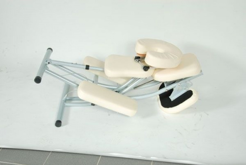 Массажное кресло для шейно-воротниковой зоны MA-03 (СТ-1ШАА) (МСТ-3АЛ) (алюминий DE LUXE) (бежевый) фото 6