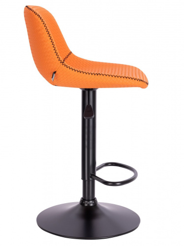 Барный стул Everprof Smile Black Экокожа Оранжевый фото 2