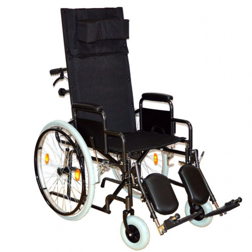 Кресло-коляска Оптим механическая с высокой спинкой 514A (ширина сиденья 51см)