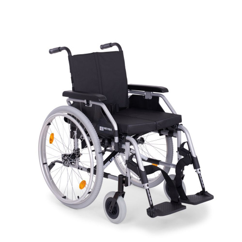 Кресло-коляска механ. MEYRA EuroChair2 2.750 (38см) пневмо колеса, цв.рамы серебро фото 10