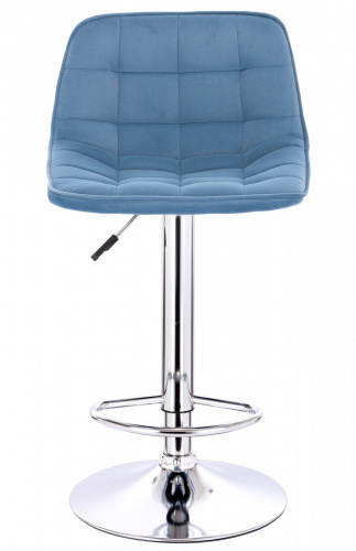 Барный стул Everprof Cooper Ткань Голубой фото 6