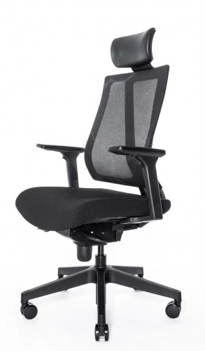 Кресло FALTO G-1 GON 01KAL/BK-BK (Каркас черный, спинка черная, сидение черное) фото 3