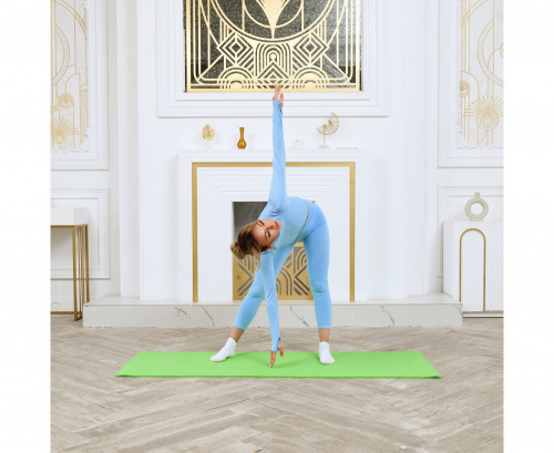Коврик для фитнеса и йоги DFC Yoga 173x61x0,8 см фото 4
