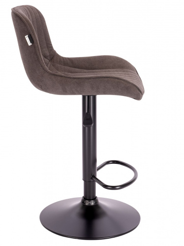 Барный стул Everprof Grace Black Ткань Темно-коричневый фото 6