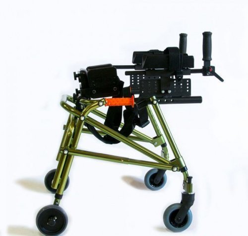 Ходунки Оптим ДЦП HMP-KA 2200 на 4-х колесах с подлокотной опорой фото 2