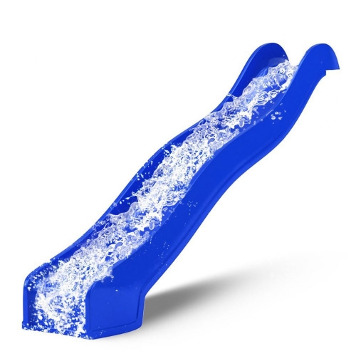 Скат пластиковой горки длина 3 метра со штуцером для воды (Бельгия) КВТ, HAPRO цвет синий фото 3