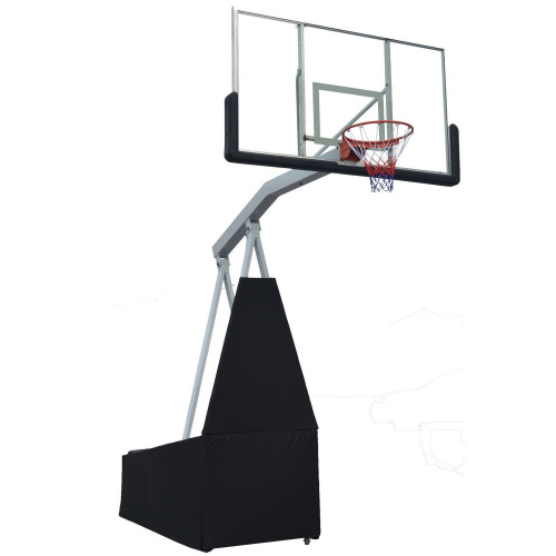 Мобильная баскетбольная стойка DFC STAND72G фото 3
