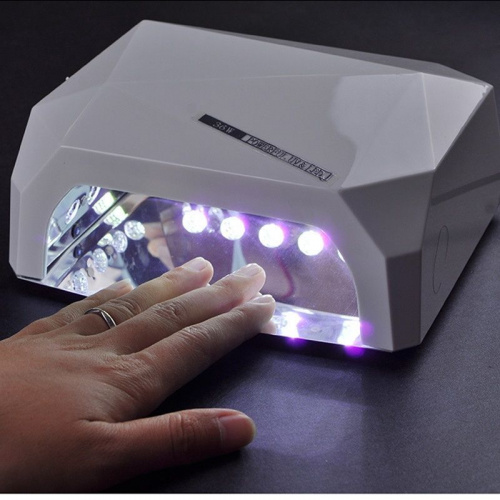 Лампа гибридная для сушки ногтей УФ CCFL/LED Diamond 36W фото 4