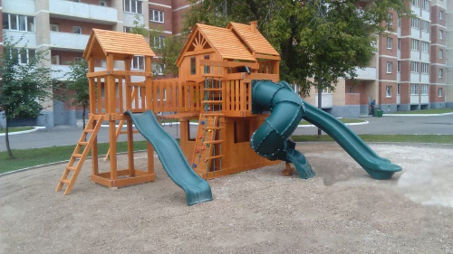 Детская деревянная площадка IgraGrad Premium Великан 4 (макси) фото 2