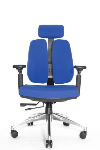 Кресло FALTO-ORTO-ALPHA AM-02A (Черн каркас / обивка ткань DARK BLUE LM-07) фото 14