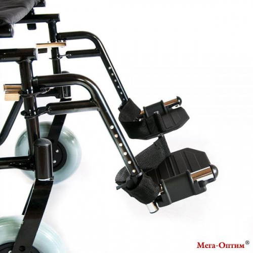 Кресло-коляска механическая 711AE (51см) (ткань) колеса пневмо фото 6
