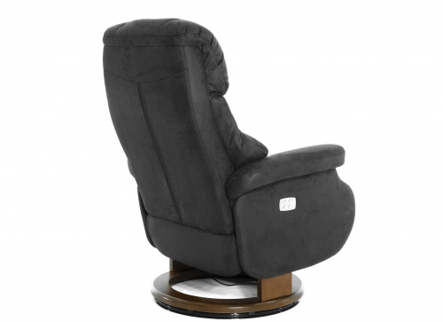 Кресло Relax Lux Electro S16099RWB_ НУБУК( Charcoal16 / 029WALNUT) фото 5