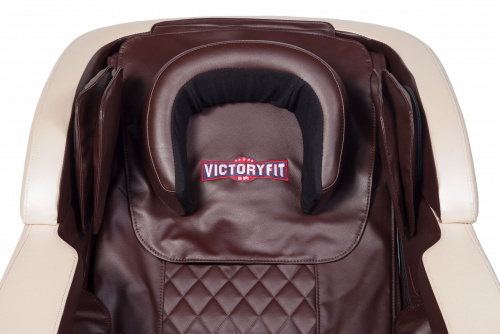Массажное кресло VictoryFit VF-M10 коричневый/бежевый фото 5