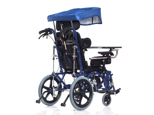 Кресло-коляска для детей с ДЦП Ortonica Olvia 20 14" PU (35 см), с капюшоном фото 6