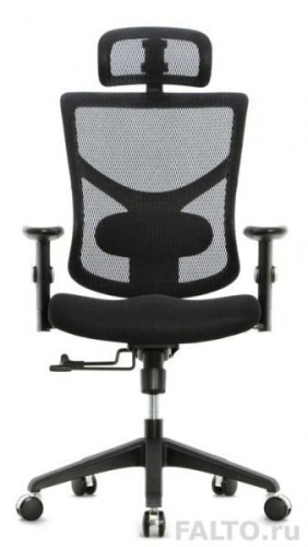 Кресло Expert STAR OFFICE ERGO STE-MF01S Т-01 ( 3D поясница, 4D подголовник, черный / каркас черн) фото 2