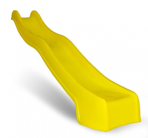 Baby-Grad Скат пластиковой горки длина 3 метра со штуцером для воды (Бельгия) КВТ, HAPRO цвет желтый