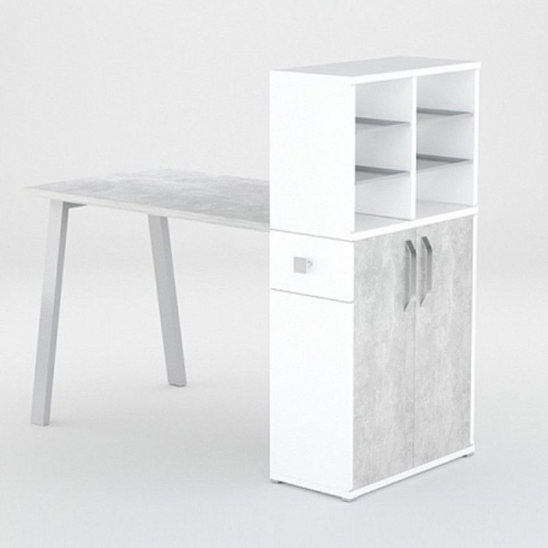 Karat Маникюрный стол FORMIX (12889) Орех темный Select / Белый снег фото 7