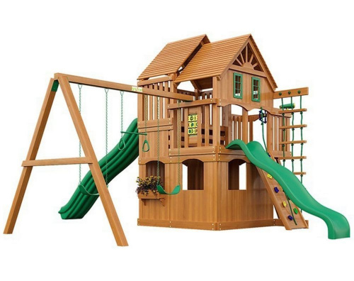 Детская деревянная площадка IgraGrad Premium Великан 2 (домик)