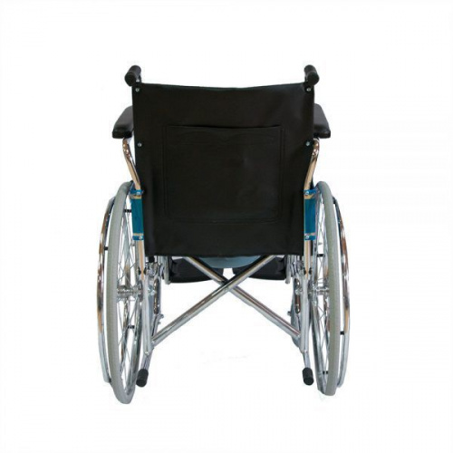 Кресло-коляска Оптим FS682 с санитарным оснащением (ширина сиденья 43,5 см) фото 2