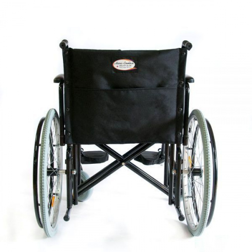 Кресло-коляска механическая 711AE (61см) (ткань) колеса пневмо фото 7