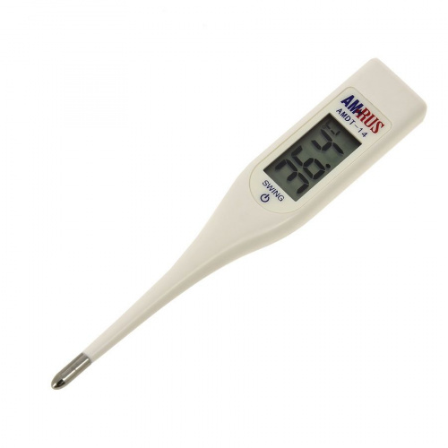 Термометр электронный Amrus AMDT-14 с технологией SWING (вкл/выкл встряхиванием)