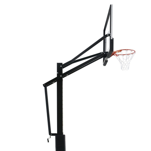 Баскетбольная стационарная стойка DFC ING60U 152x90см (четыре короба) фото 3
